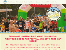 Tablet Screenshot of mountainsportsfestival.com